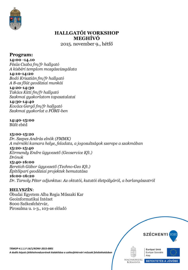 Hallgatói workshop 201511