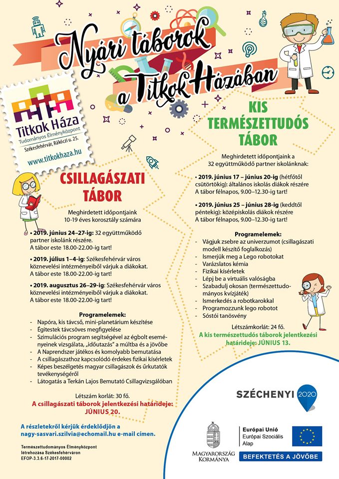 TitkokHáza táborok