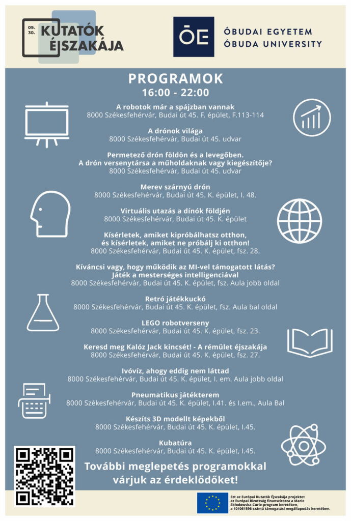 AMK Kutatók Éjszakája Program 2022 WEB