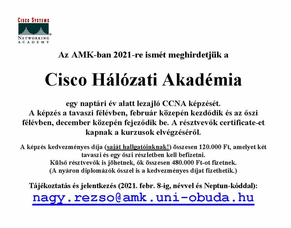 Cisco plakat 2021