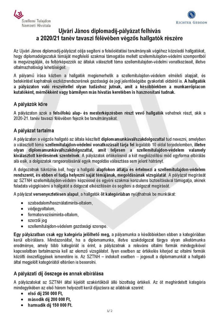 20210302 ujdp palyazati felhivas 1