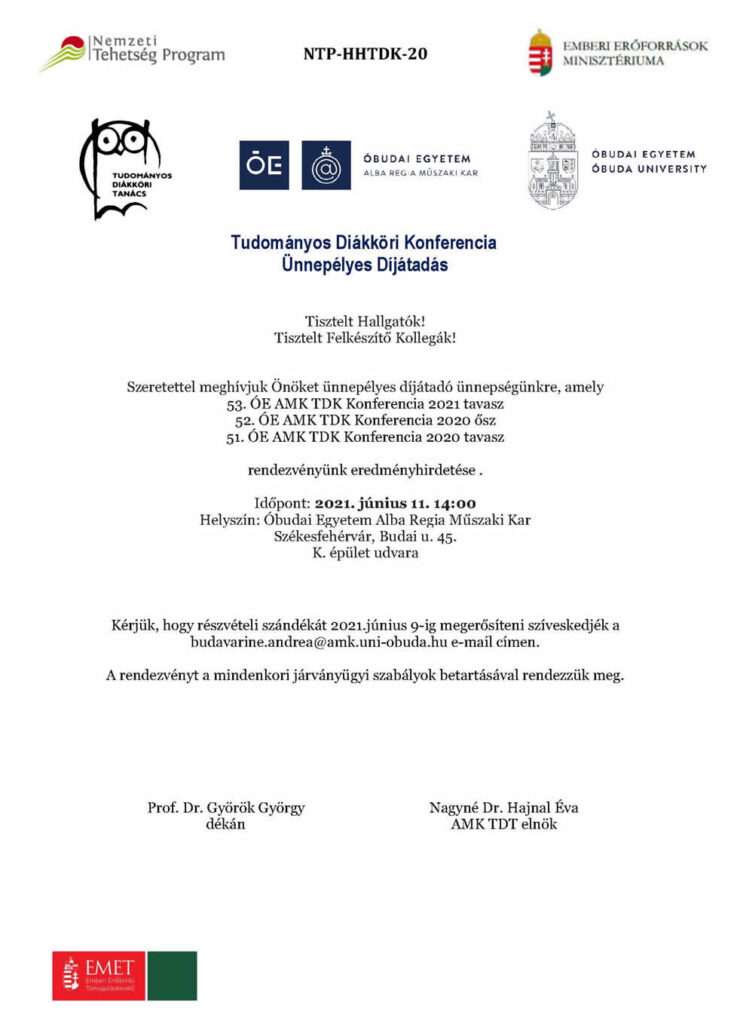 20210611 TDK ünnepélyes eredményhirdetés