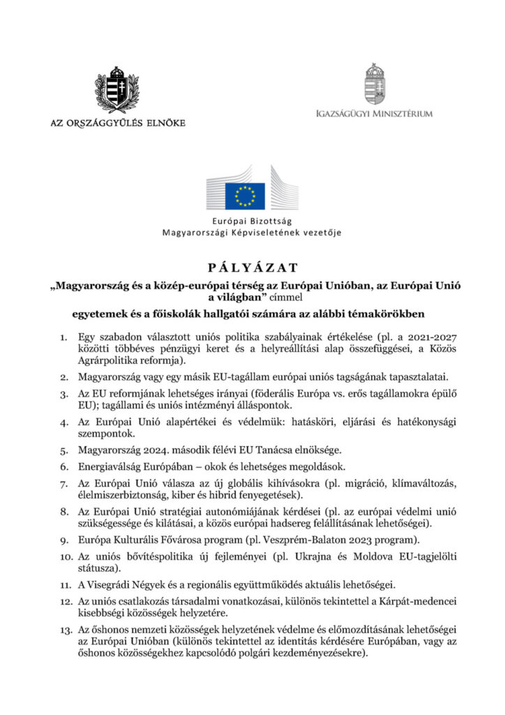EU pályázat 2022 kiírás 1114 1