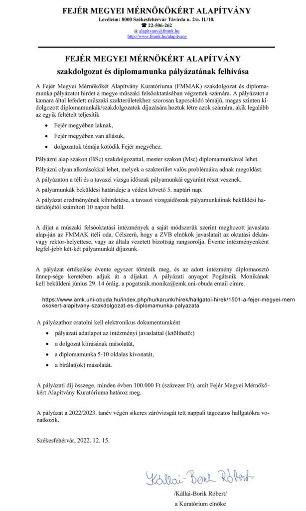 DIPLOMAMUNKA FELHÍVÁS 2022 230626