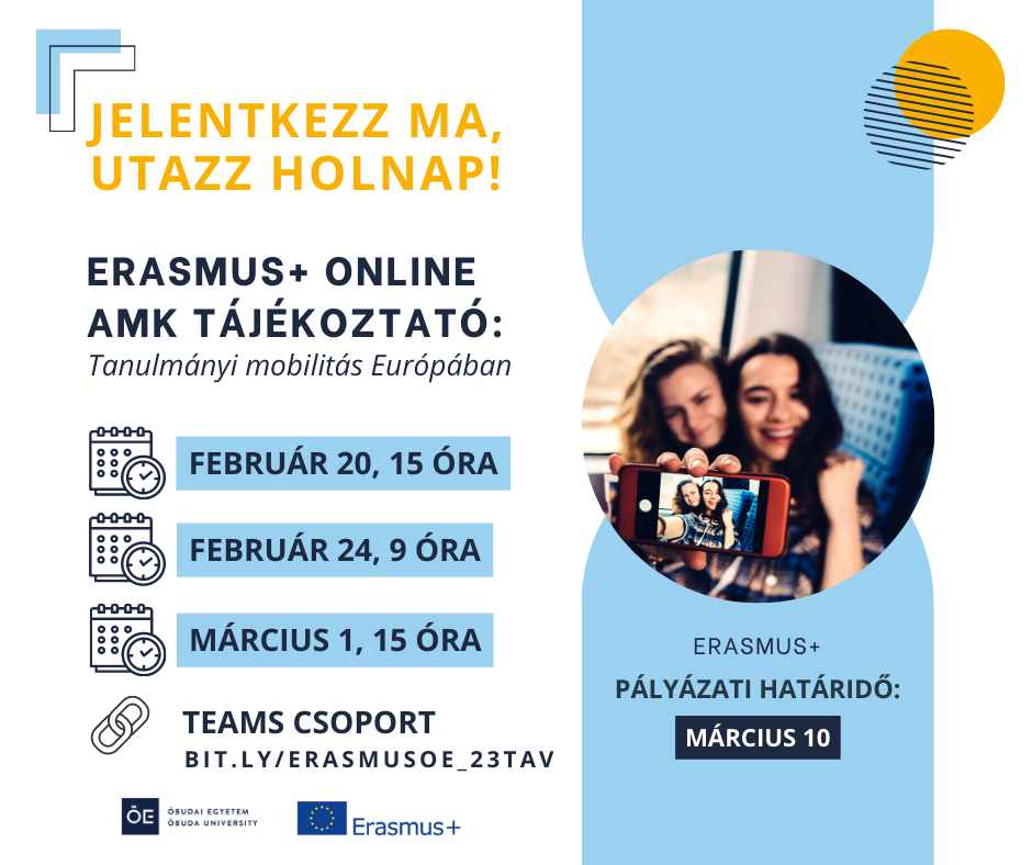 Erasmus+ pályázati időszak