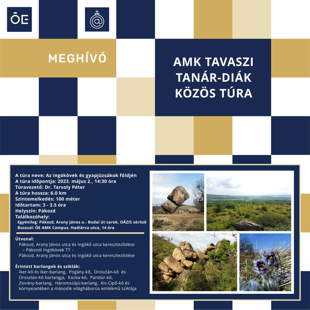 AMK tavaszi túra Meghívó 20230502
