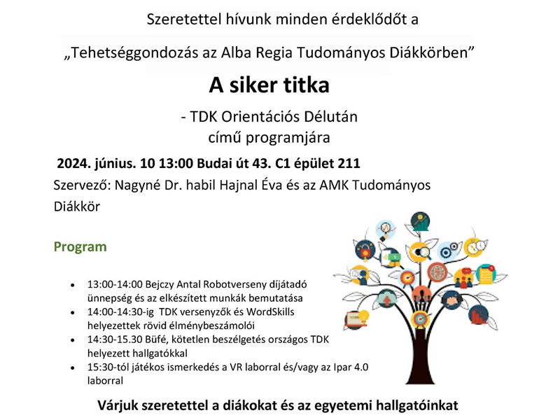 TDK orientációs délután