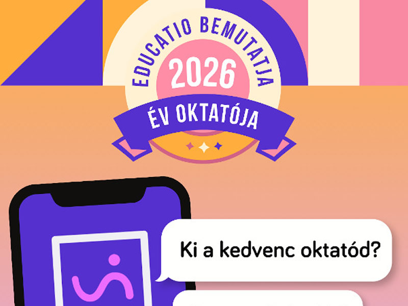 Év Oktatója Díj 2026 – Szavazz a kedvenc oktatóidra!