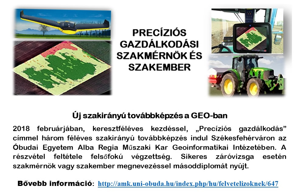 Új szakirányú továbbképzés a GEO-ban