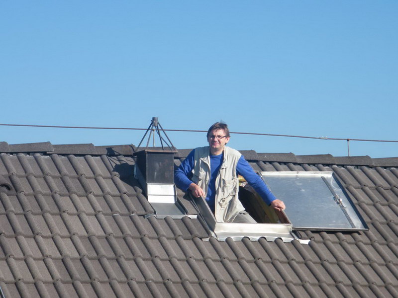 „Galileo-képes” antenna az SZFV referenciaállomáson
